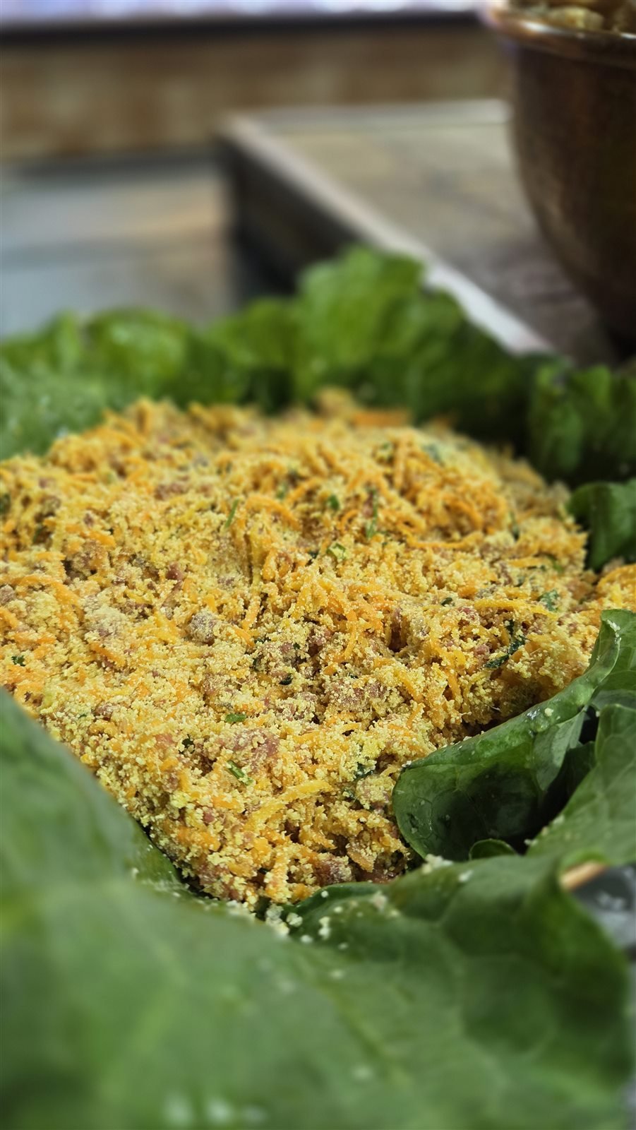 Farofa temperada